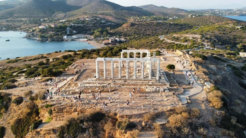 Athens: Temple of Poseidon & Cape Sounion Early Noon Tour - Poseidon, Athena, Homer, and King Aegeus: what the audio helps you notice