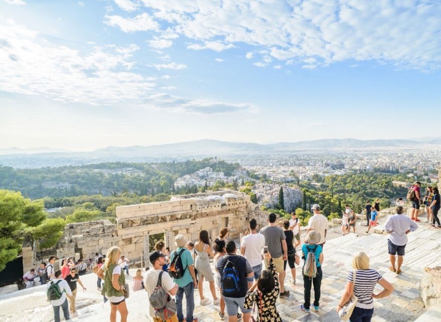 Athens: The Acropolis Walking Group Tour with a French Guide - Temple of Athena Nike, Propylaea gateway, and Erechtheum area details
