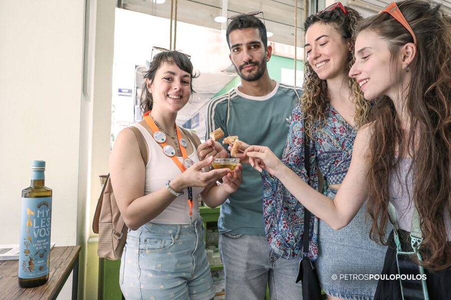 Athens: the Original Greek Food Guided Walking Tour - The layered pie and olive stop: bougatsa and olives