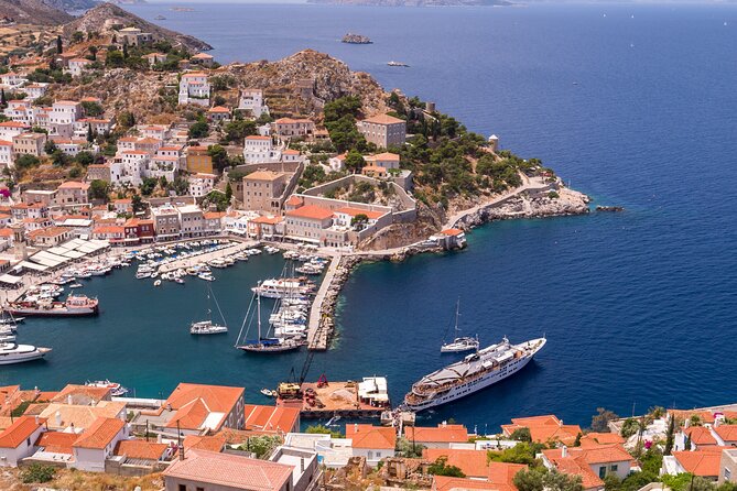 Athens Three-Island Cruise: Hydra, Poros & Aegina w/Lunch Incl - Stop 3: Aegina island, beaches, temples, and optional add-ons
