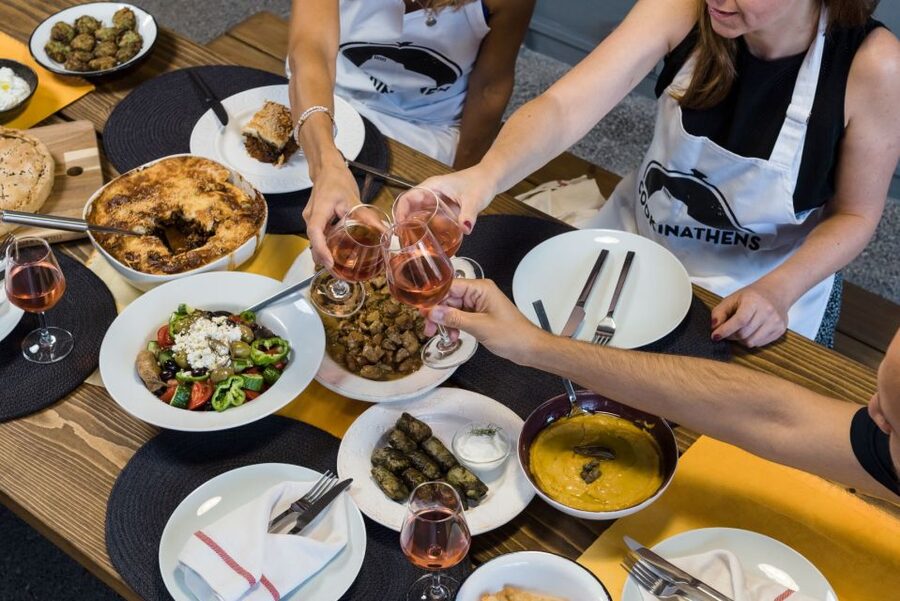 Athens: Traditional Greek Cooking Class with Full Meal - Meeting Point and Getting There Without Stress