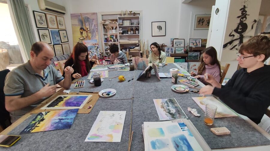 Athens: workshop for painting landscape with local artist - Why a Greek Watercolor Session Makes Sense in Athens