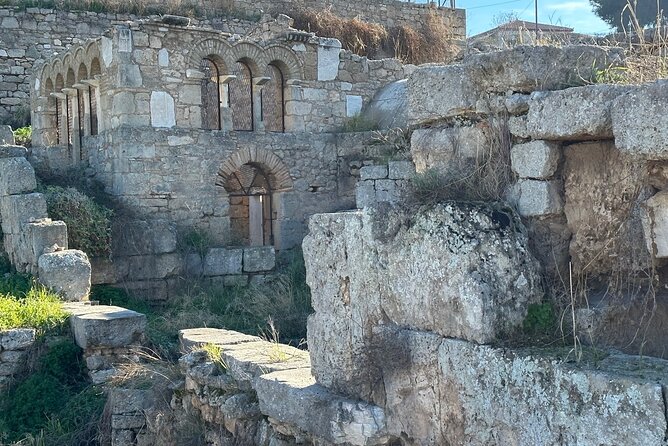 Biblical Ancient Corinth Canal Epidaurus Nafplio Private Tour - Bourtzi: quick harbor photos from the right side