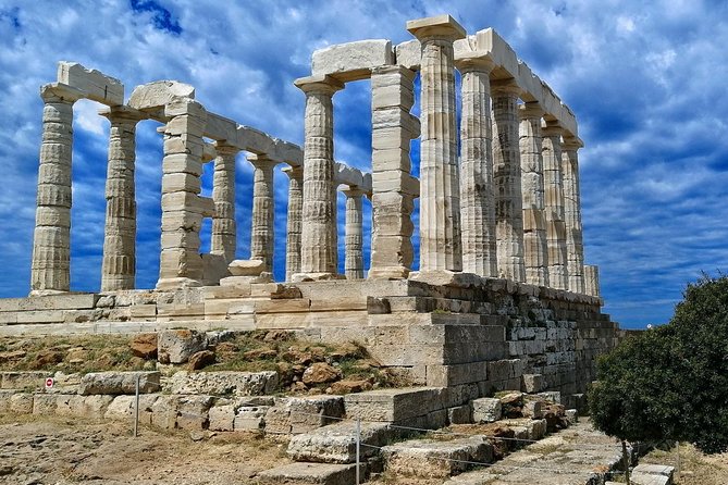 Cape Sounio, Poseidon Temple (5 hours). Day or Evening/ Sunset tour - Sounio Beach: a small swimmable break with a bring-your-own mindset