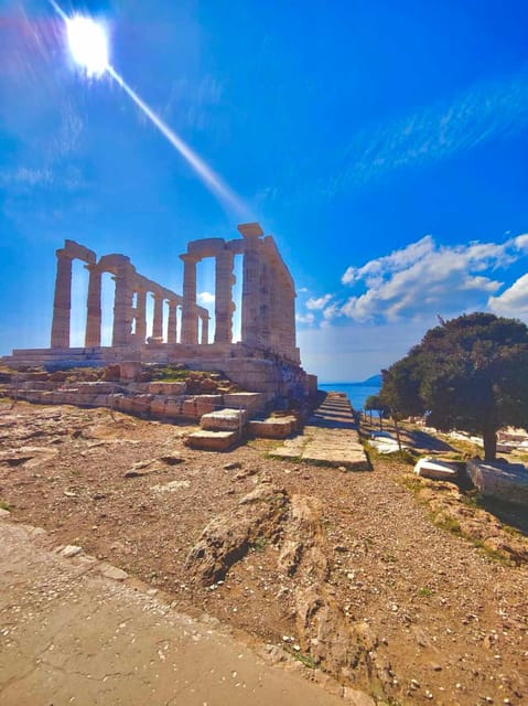 Cape Sounio: Private Sunset Tour to Temple of Poseidon - Lake Vouliagmeni quick photo stop, just enough variety
