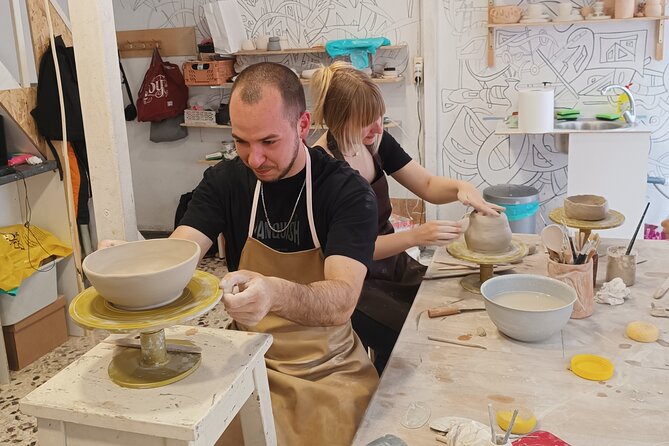 Ceramic and Pottery Creative Workshop with Two Local Artists - Handbuilding pottery near the center of Athens