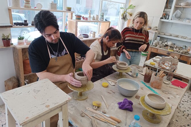 Ceramic and Pottery Creative Workshop with Two Local Artists - Pavlos or Rossina, and the way the lesson is actually taught