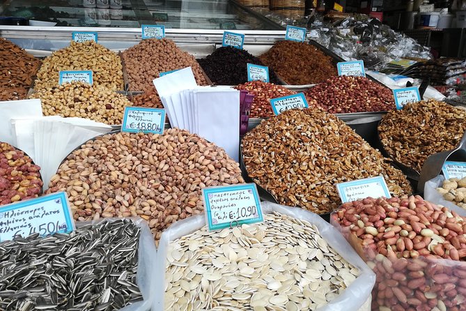 Christmas food and walking tour in Athens - Varvakios Central Municipal Market: the best place to learn how Greeks shop and snack