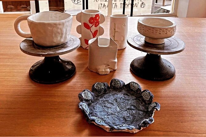Create and paint your own ceramic piece in a workshop in Athens - Two hours well spent: free-hand clay technique, forms, and real guidance