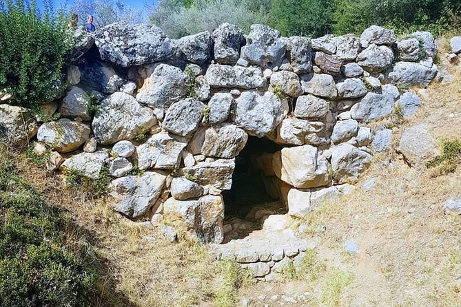 Day tour to Ancient Olympia,Ancient Sparta Mycenae Including Meal - Sparta and Kaiadas Cave: Leonidas in Stone and a Darker Side of Myths