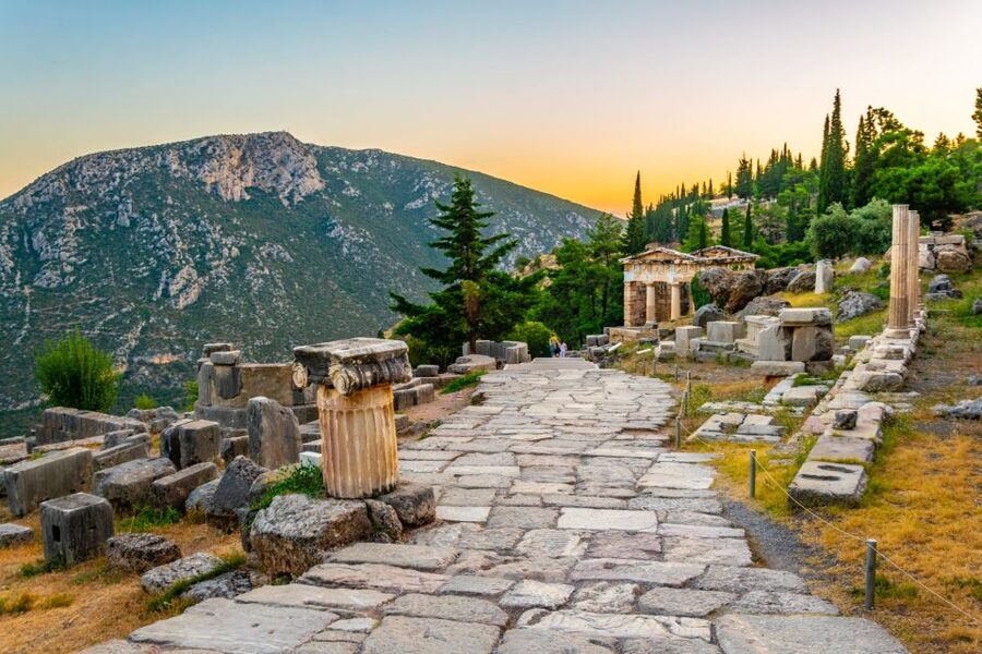 Delphi: Archaeological Site & Museum Ticket with Audio Tour - Temple of Apollo: The Views Are Part of the Story