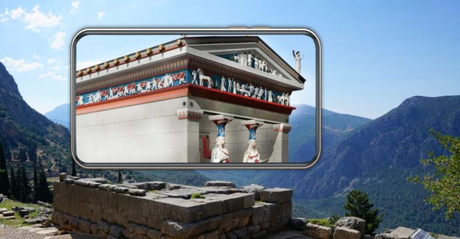 Delphi: Audiovisual self-guided tour with 3D models - Delphi in your pocket: what the Culture App tour really delivers