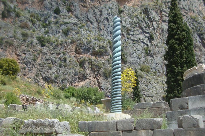 Delphi Self-guided Audio Tour on Your Phone (no ticket) - Stop 1 in Delphi Ancient Town: Castalian Spring, the Sacred Way, and Apollo