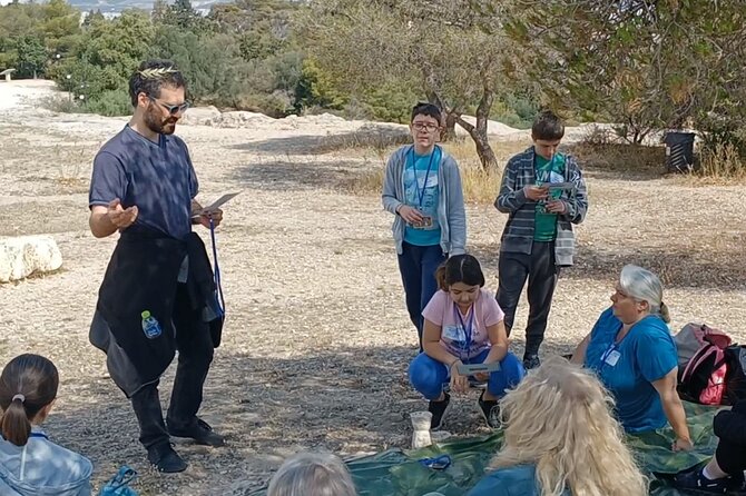 Democracy Experiential Workshop Activity on Pnyx hill, Athens - Pnyx Hill: where Athenian citizens gathered and argued
