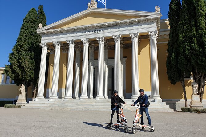 Electric Trikke Bike Athens Complete Tour - National Garden to Athens viewpoints: fast nature, then Zeus and Hadrian