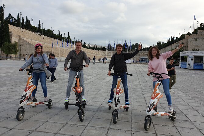 Electric Trikke Tour Adventure in Athens - Stop 2, Tempio Di Zeus Olimpio, for a zip-through feel