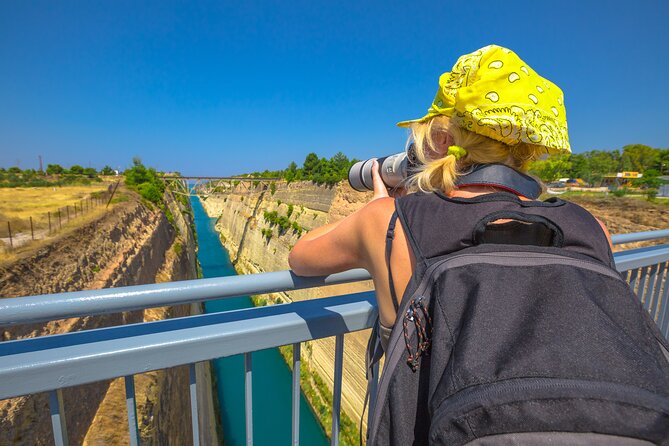 Epidaurus, Mycenae and Nafplio Small-Group Tour from Athens - Corinth Canal: a free 30-minute break that snaps the route into focus