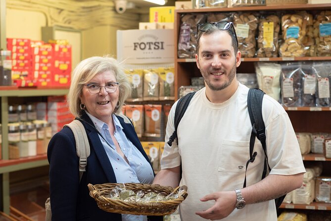 Explore the hidden food gems of Athens - Monastiraki: spices, zucchini balls, roast potatoes, and Greek influence