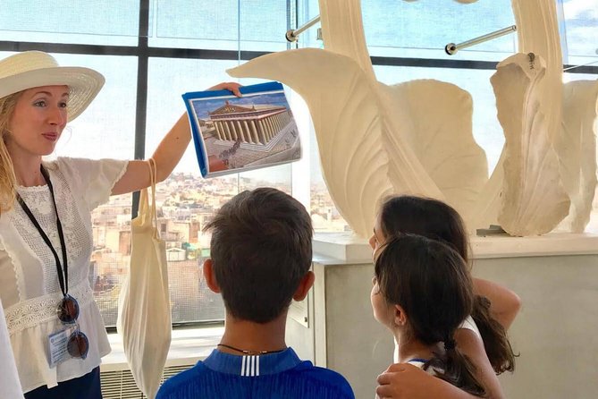 Family Acropolis & Acropolis Museum Tour inspiredby Percy Jackson - The Parthenon area: how the guide keeps the stops from feeling like lectures