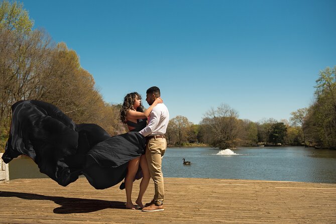 FLYING DRESS Photoshoot in Athens - Greece - The heart of the experience: posing direction that looks like you planned it