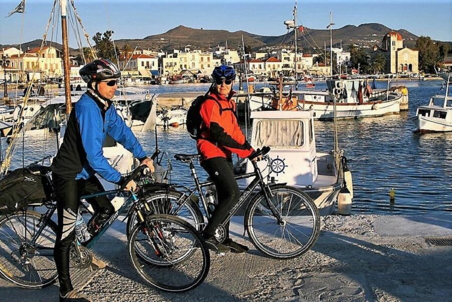 From Athens: Aegina Island E-Bike Tour with Ferry Tickets - Aegina by e-bike plus ferry time from Athens