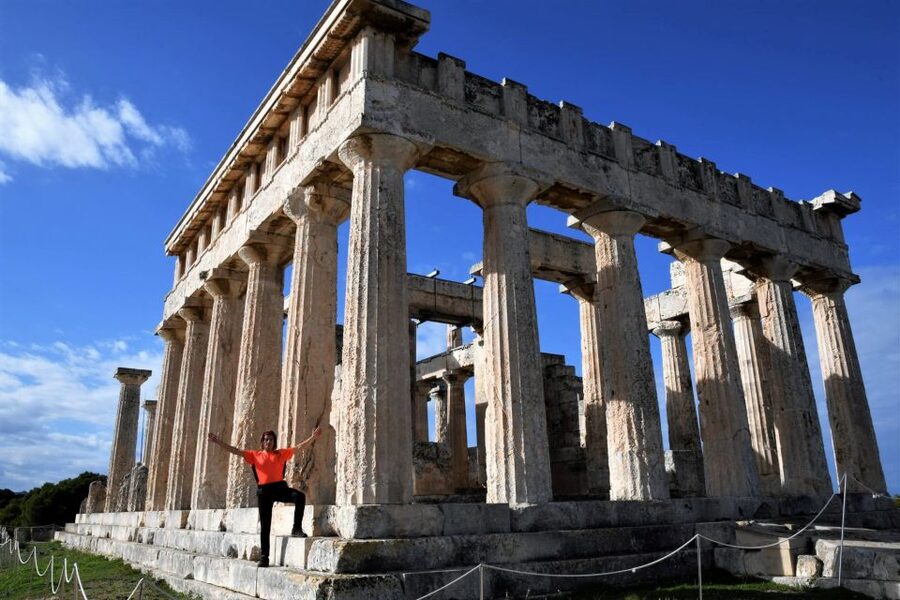 From Athens: Aegina Island E-Bike Tour with Ferry Tickets - Paleochora citadel and St Nektarios monastery: the walk with payoff