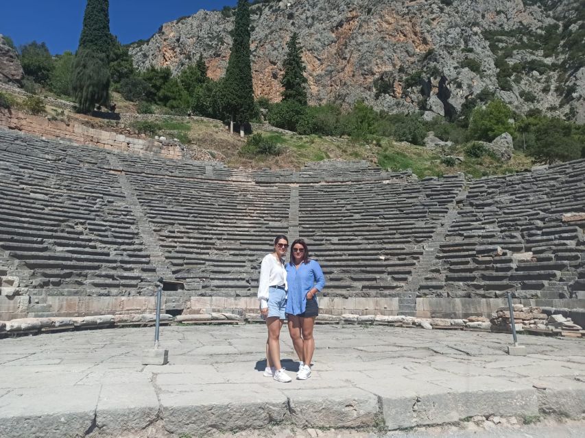 From Athens: Delphi Full Day V.R. Audio Guided Tour - Mountain village and Arachova stops: crafts, photos, and a real break