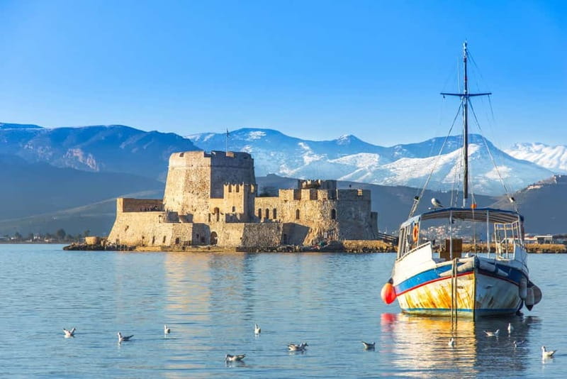 From Athens: Explore Ancient Corinth & Charming Nafplion - Ancient Corinth: Temple of Apollo and the guided walking focus