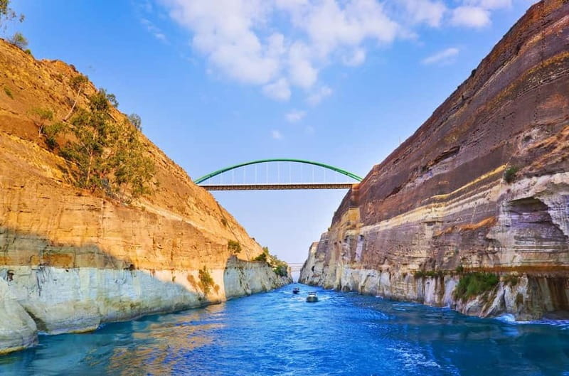 From Athens: Explore Ancient Corinth & Charming Nafplion - Corinth Canal photo stop: the engineering view you’ll remember