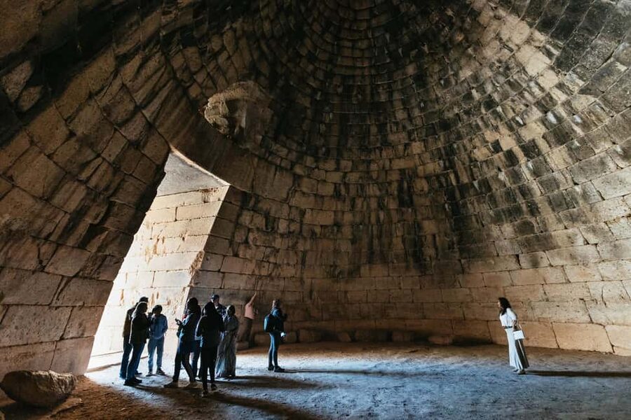 From Athens: Mycenae, Nafplio and Epidaurus Guided Tour - Mycenae UNESCO site: Cyclopean walls and Agamemnon’s power center