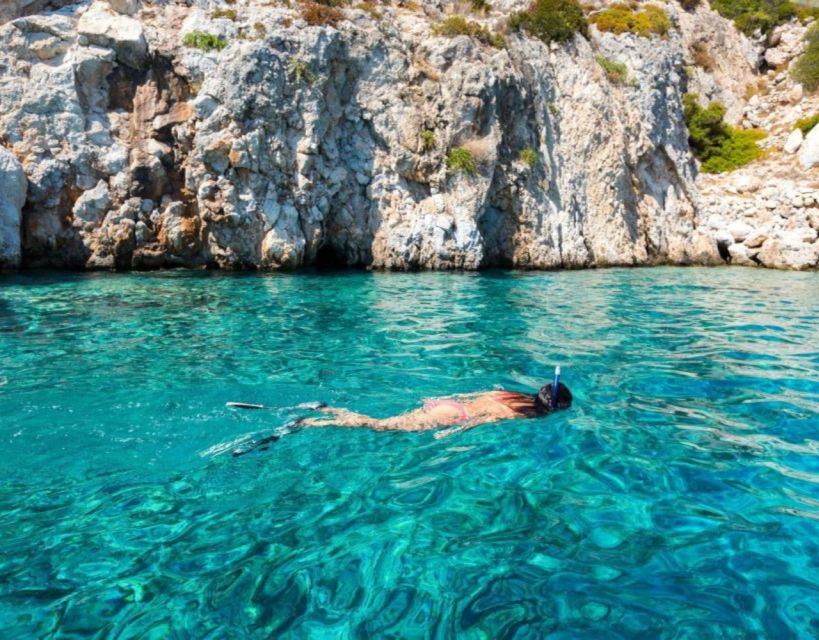 From Athens: One Day Cruise to Piraeus - Three swimming spots, snorkeling equipment, and a mid-Mediterranean jump
