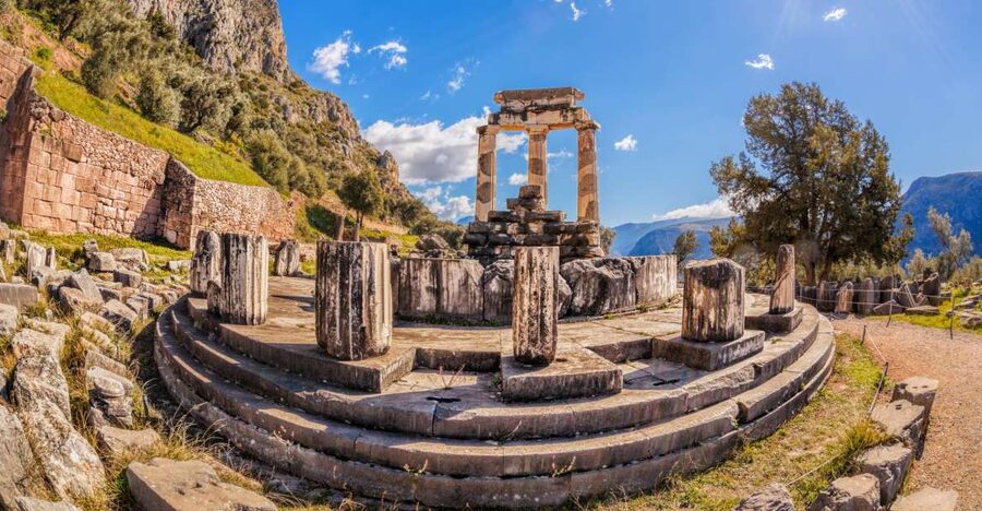 From Athens: Private Road Trip to Delphi - The Delphi Site: Theater, Temple of Apollo, and Big Photo Moments