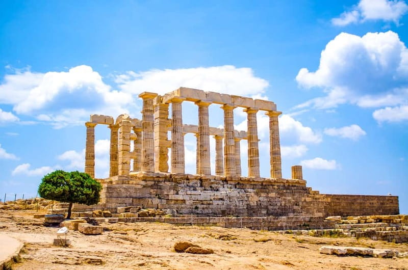 From Athens: Temple of Poseidon & Cape Sounion Half-Day Tour - Temple of Poseidon: your best hour of the day