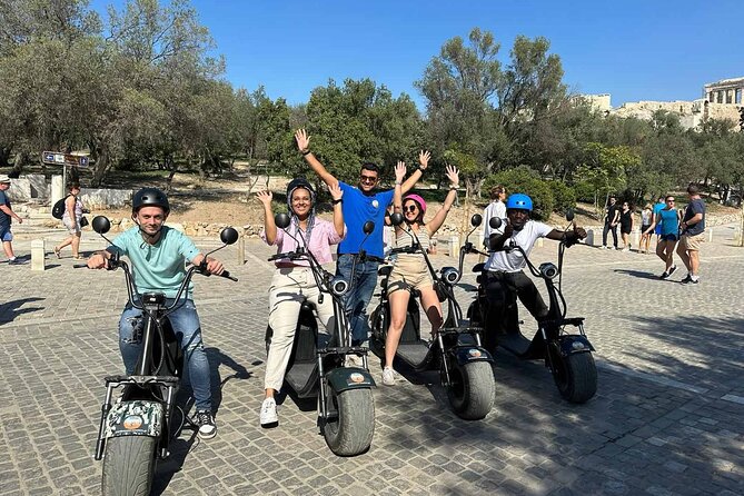 GoPro Adventure Tour in Acropolis area by E-Scooter - The route around Athens near the Acropolis, stop by stop