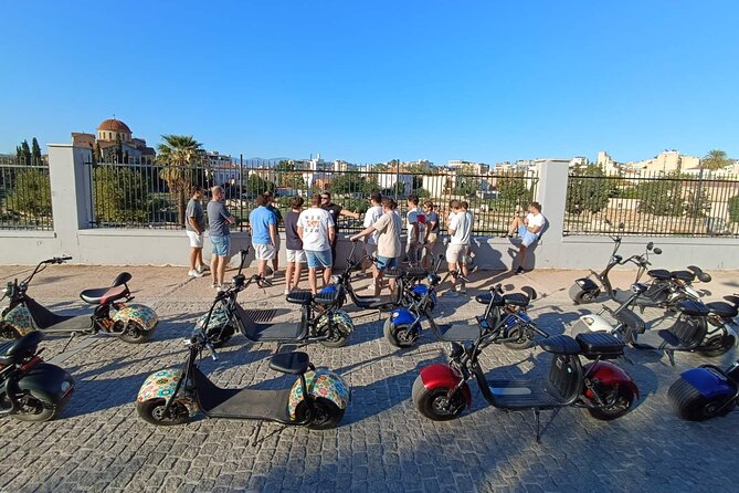 GoPro Adventure Tour in Acropolis area by E-Scooter - Starting at Parthenons Scooters, with training you actually need