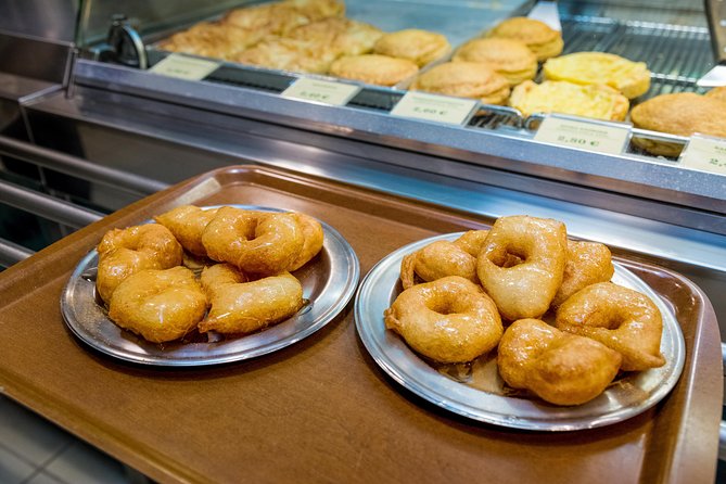 Greek Food Walking Tour in Athens - The menu that makes it feel like a full meal: souvlaki, honey yogurt, and loukoumades