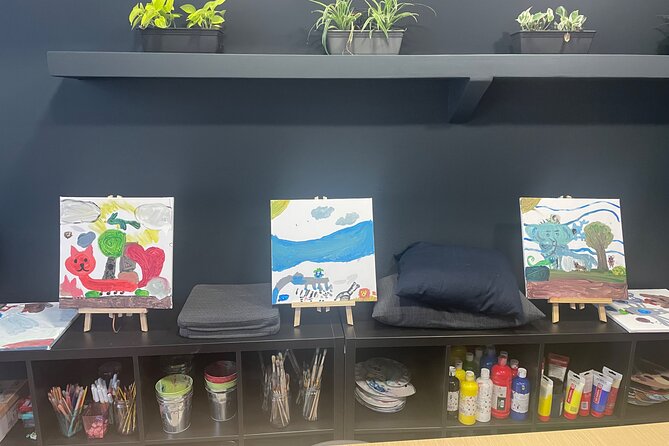 Guided Paint & Sip Workshop in Central Athens - Group size, English instruction, and the social vibe
