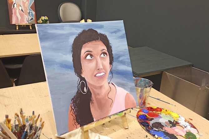 Guided Paint & Sip Workshop in Central Athens - Price and what you actually get for $48.12