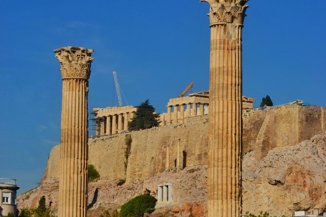 Half day tour in Athens - Temple of Olympian Zeus: short stop, big scale