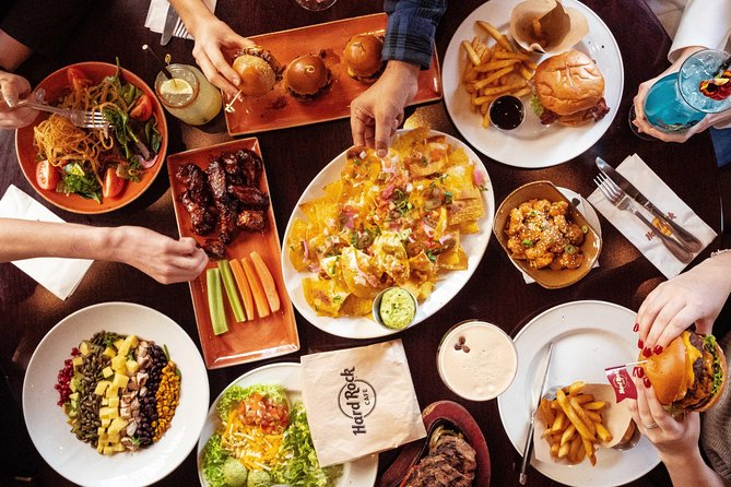 Hard Rock Cafe Athens with Set Lunch or Dinner - What you get to eat, from smash burgers to chicken tenders