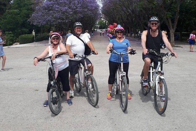 Historic Athens Views of the City eBike Tour - Meet your bike, helmets, and the guide who keeps the line moving