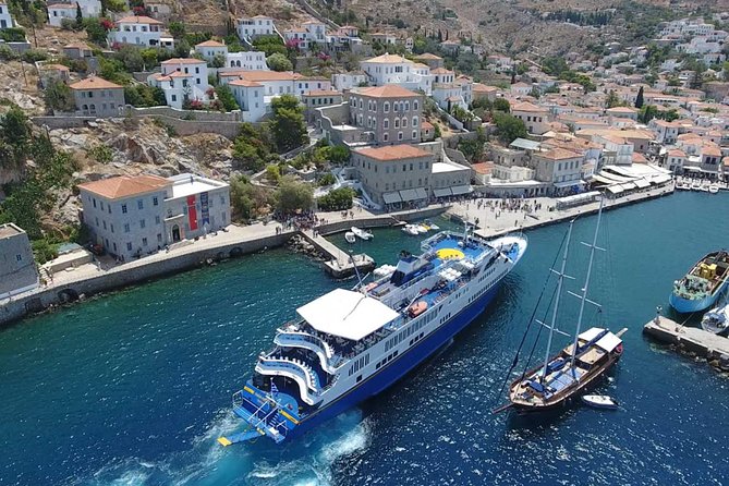 Hydra-Poros-Aegina Islands One Day Cruise With Live Music Dancing & Buffet Lunch - Hydra’s Car-Free Charm, Plus the Pirate-Era Backstory