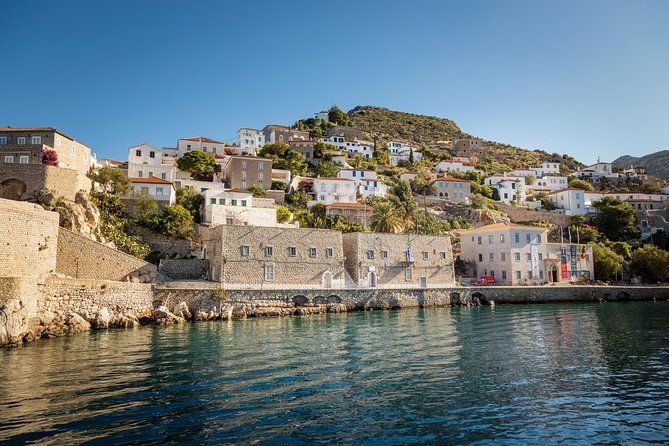 Hydra, Poros and Egina Day Cruise from Athens with Optional VIP Upgrade - Aegina waterfront and the Temple of Aphaia option (own expense)