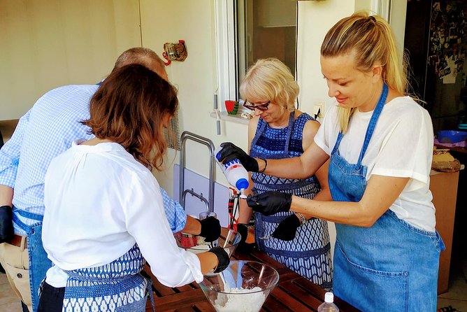 Learn To Make Pita And Gyros For Dinner In Athens - Mezze cooking in action, including zucchini pie
