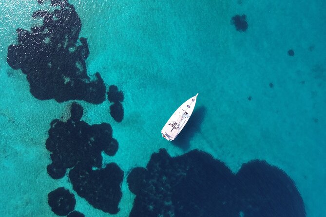 Luxury Catamaran Morning Semi-Private & Greek Gastronomy Athens - Hydrousa island around 10:15, swim time plus a laid-back Greek meal