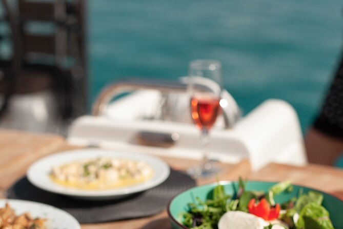 Luxury Catamaran Morning Semi-Private & Greek Gastronomy Athens - Snorkeling gear and SUP, how to choose what you do without rushing