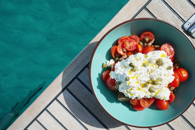 Luxury Catamaran Sunset Private & Greek Gastronomy in Athens - Ydrousa Stop: Uninhabited Island Time for Swimming and Snorkeling