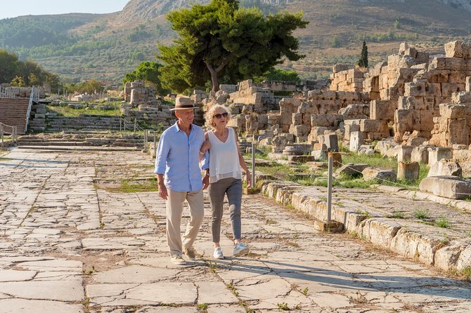 PELOPONNESE HIGHLIGHTS PRIVATE: Corinth Mycenae Nafplio Epidaurus - Ancient Corinth, plus the on-site museum: temples and Paul’s crossroads