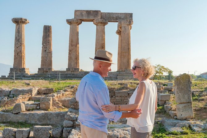 PELOPONNESE HIGHLIGHTS PRIVATE: Corinth Mycenae Nafplio Epidaurus - Corinth Canal: the quick photo stop that sets the mood