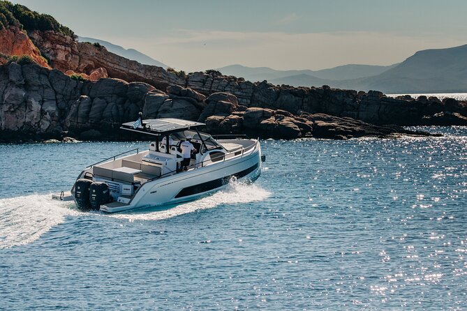 Private Boat Day-Trip to Angistri, Aegina and Moni - Stop 1: Aponisos Island, the Atlantis Shipwreck Area, and a Calm Swim Break